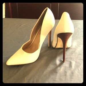 Beautiful white spike heels